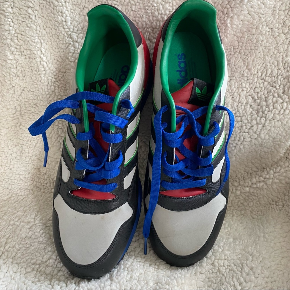 Adidas ZXZ+ Multi-Color Sneakers - Men’s 10.5 Red Green Black Blue Gray - Picture 2 of 8